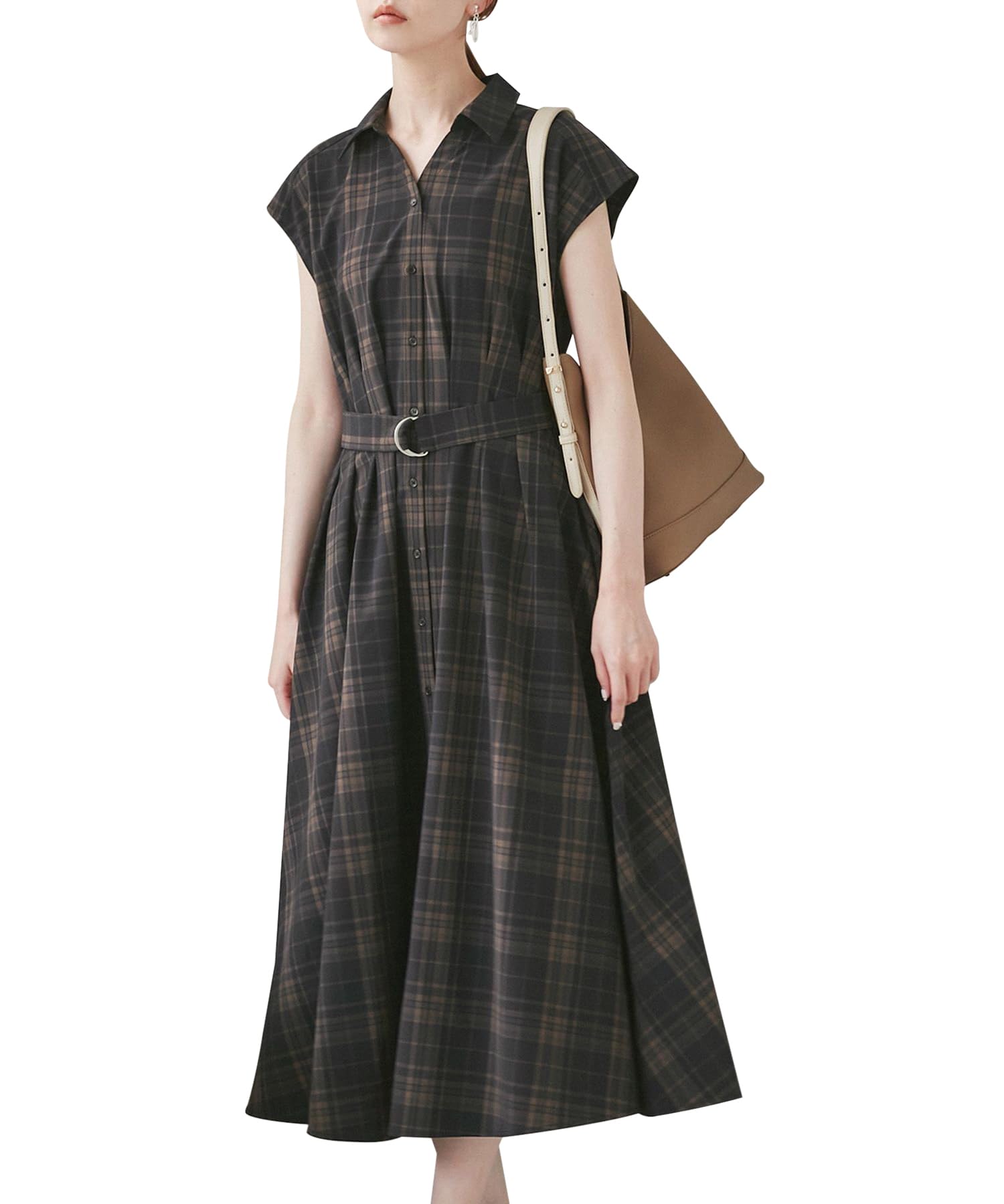 【新品】ロペピクニック　ウエストタックチェックアソートワンピース ウエストタックチェックアソートワンピース｜ロペピクニックの